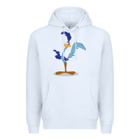 White roadrunner Premium Hoodie - linhVisuals