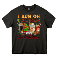 Asphalt i run on coffee and christmas cheer Heavy Core Tee - FaDigitalArtStudio
