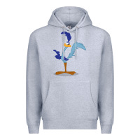 Heather Grey roadrunner Premium Hoodie - linhVisuals