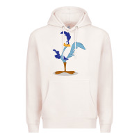 Pale Pink roadrunner Premium Hoodie - linhVisuals
