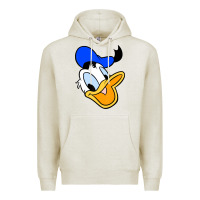 Oatmeal Heather donal duck Premium Hoodie - linhVisuals