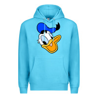 Ocean Blue donal duck Premium Hoodie - linhVisuals