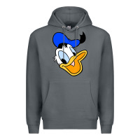 Rock donal duck Premium Hoodie - linhVisuals