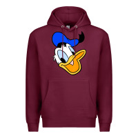 Burgundy donal duck Premium Hoodie - linhVisuals