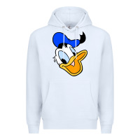 White donal duck Premium Hoodie - linhVisuals
