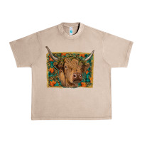 French Oak highland cow fall Urban Heavy Tee - RanaPortraitStore