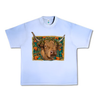 Grape Ice highland cow fall Urban Heavy Tee - RanaPortraitStore
