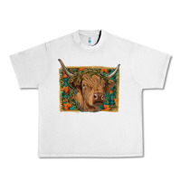 Lunar Rock highland cow fall Urban Heavy Tee - RanaPortraitStore