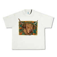 Pistachio highland cow fall Urban Heavy Tee - RanaPortraitStore