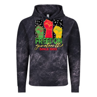 Cloud Black freedom juneteenth since 1865 Vintage Hoodie - BarkalooDesign
