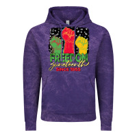 Cloud Purple freedom juneteenth since 1865 Vintage Hoodie - BarkalooDesign