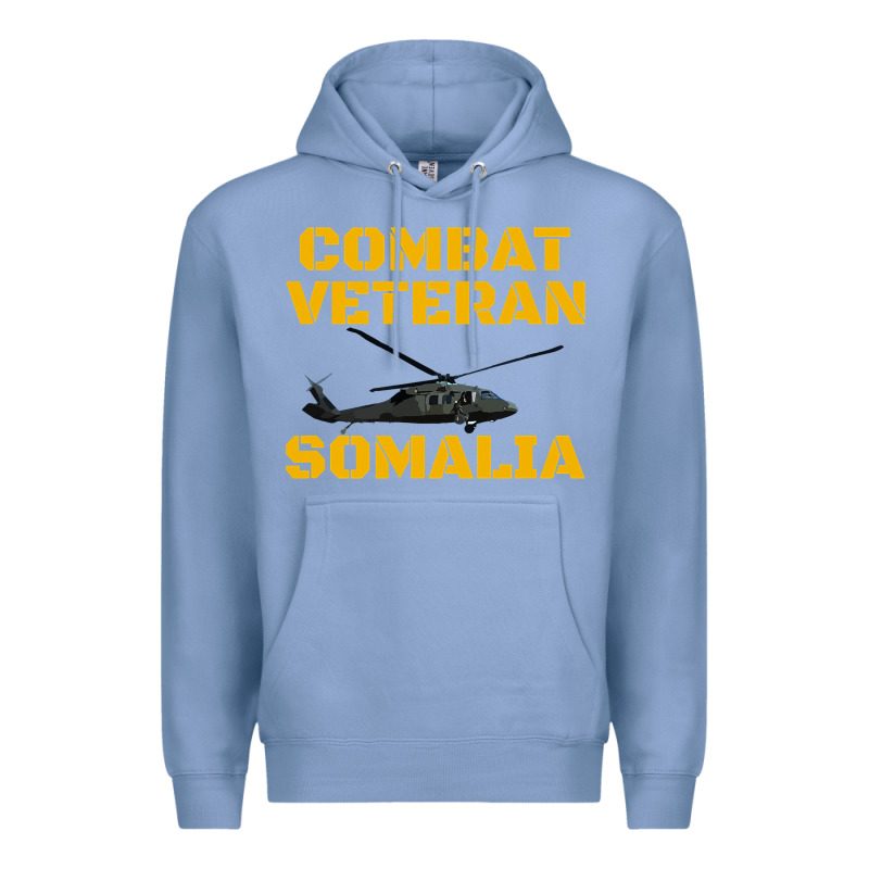 Combat Veteran Mogadishu Somalia Premium Hoodie by linhVisuals | Teevron