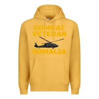 Mustard combat veteran mogadishu somalia Premium Hoodie - linhVisuals
