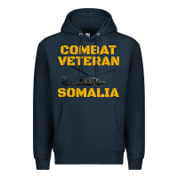 Navy combat veteran mogadishu somalia Premium Hoodie - linhVisuals