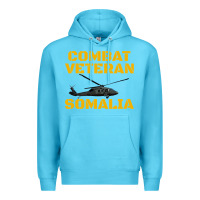 Ocean Blue combat veteran mogadishu somalia Premium Hoodie - linhVisuals