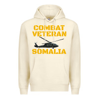 Sandshell combat veteran mogadishu somalia Premium Hoodie - linhVisuals
