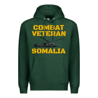 Sports Green combat veteran mogadishu somalia Premium Hoodie - linhVisuals