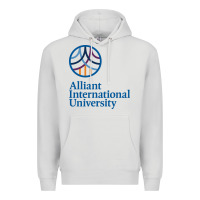 Dove Grey alliant international university Premium Hoodie - linhVisuals