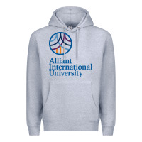 Heather Grey alliant international university Premium Hoodie - linhVisuals
