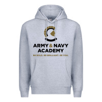 Heather Grey army and navy academy Premium Hoodie - linhVisuals
