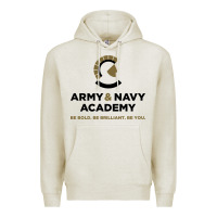Oatmeal Heather army and navy academy Premium Hoodie - linhVisuals
