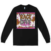 Black race day vibes Long Sleeve Tee - Artiststas