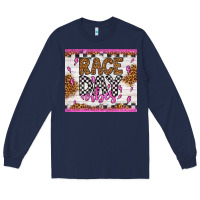 Navy race day vibes Long Sleeve Tee - Artiststas