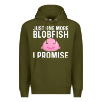 Army Green cool blobfish fishermen fish sea Premium Hoodie - linhVisuals