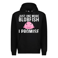 Black cool blobfish fishermen fish sea Premium Hoodie - linhVisuals