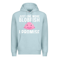 Blue Mist cool blobfish fishermen fish sea Premium Hoodie - linhVisuals