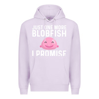Lilac cool blobfish fishermen fish sea Premium Hoodie - linhVisuals