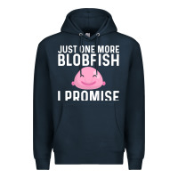 Navy cool blobfish fishermen fish sea Premium Hoodie - linhVisuals