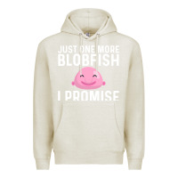 Oatmeal Heather cool blobfish fishermen fish sea Premium Hoodie - linhVisuals