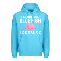 Ocean Blue cool blobfish fishermen fish sea Premium Hoodie - linhVisuals