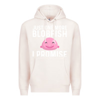 Pale Pink cool blobfish fishermen fish sea Premium Hoodie - linhVisuals