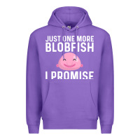 Purple cool blobfish fishermen fish sea Premium Hoodie - linhVisuals