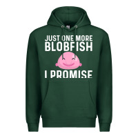 Sports Green cool blobfish fishermen fish sea Premium Hoodie - linhVisuals