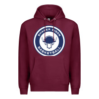 Burgundy shaker basket ball Premium Hoodie - linhVisuals