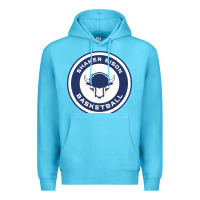 Ocean Blue shaker basket ball Premium Hoodie - linhVisuals
