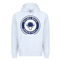 White shaker basket ball Premium Hoodie - linhVisuals