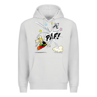 Dove Grey asterix and obelix Premium Hoodie - linhVisuals
