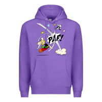 Purple asterix and obelix Premium Hoodie - linhVisuals