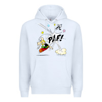 White asterix and obelix Premium Hoodie - linhVisuals