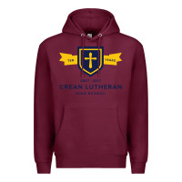 Burgundy crean lutheran high school Premium Hoodie - linhVisuals