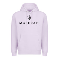 Lilac simple white trident symbol essential Premium Hoodie - linhVisuals