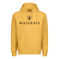 Mustard simple white trident symbol essential Premium Hoodie - linhVisuals