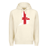Sandshell england Flag Map Drawing Line Art Premium Hoodie - linhVisuals