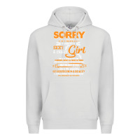 Dove Grey birthday t  shirt sorry i'm already taken by sexy crazy girl october b Premium Hoodie - linhVisuals