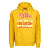 Lemon bacon apparel t  shirt i'm not addicted to bacon we were just in a com Premium Hoodie - linhVisuals