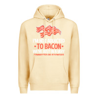 Pina Colada bacon apparel t  shirt i'm not addicted to bacon we were just in a com Premium Hoodie - linhVisuals
